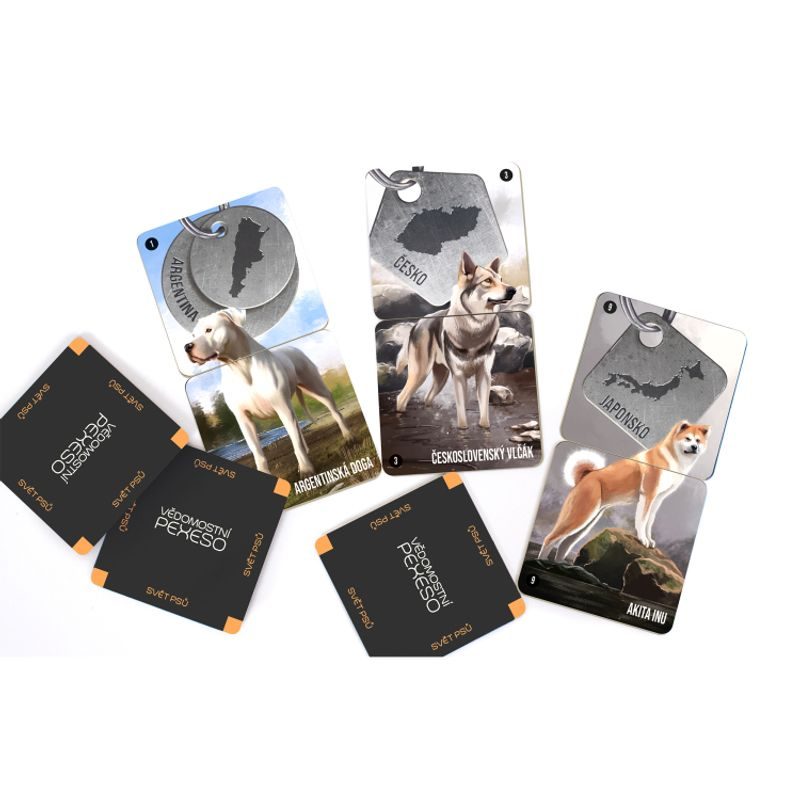 Vědomostní pexeso: Svět psů