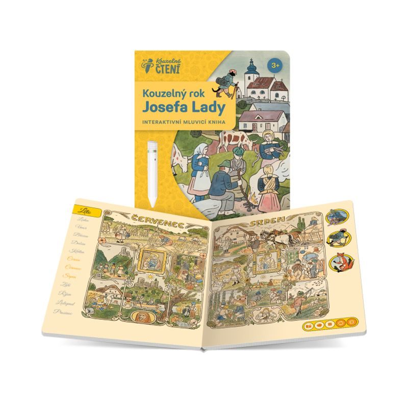 Kouzelné čtení: Kouzelný rok Josefa lady (kniha)