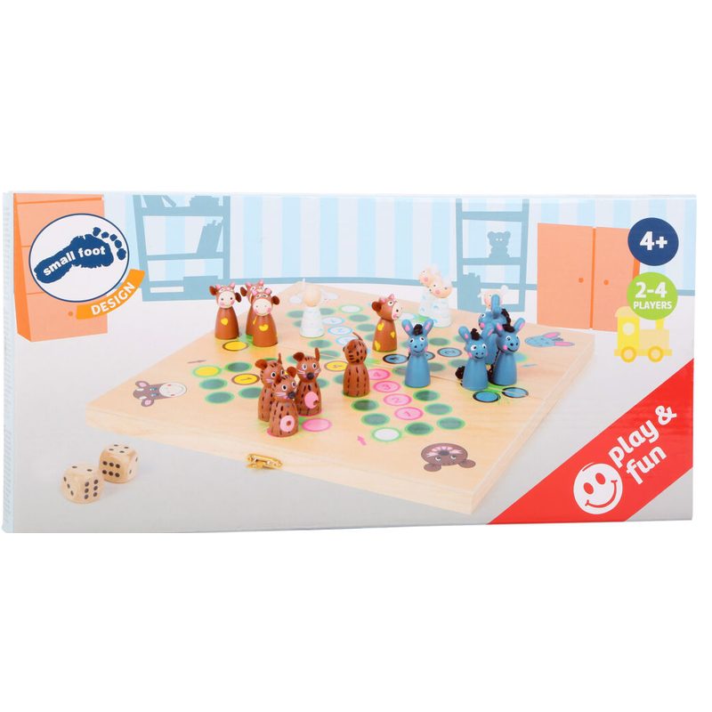 Člověče, nezlob se! - dřevěné se zvířátky