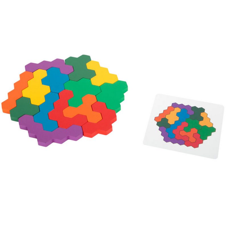 Logická mozaika - dřevěná