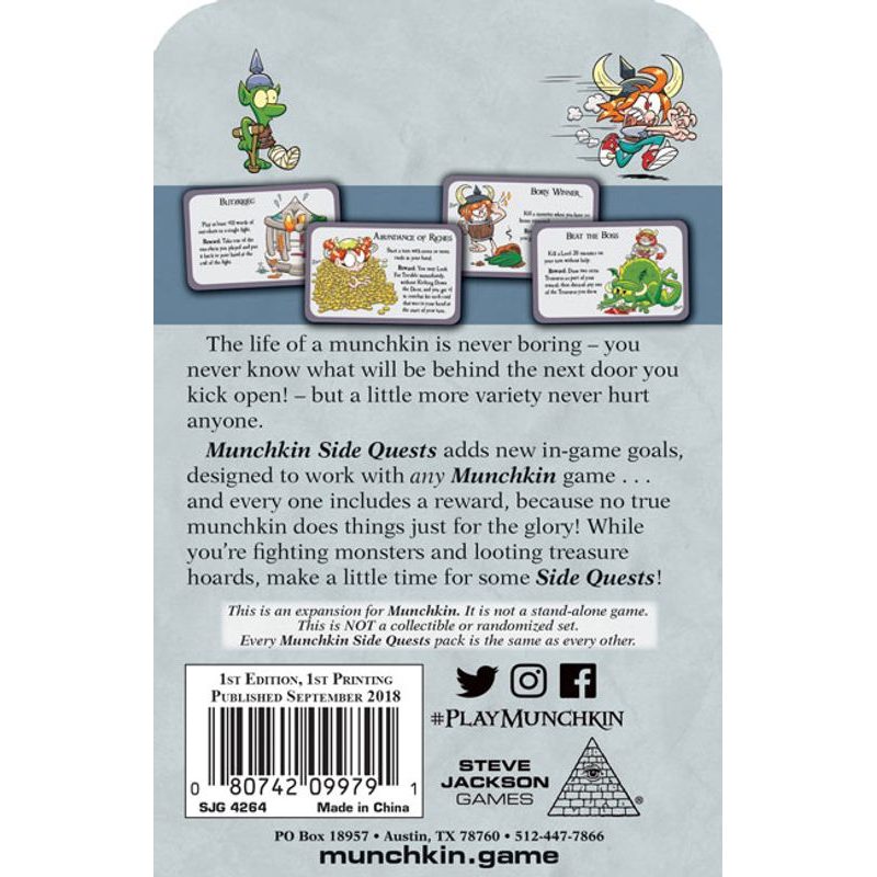 Munchkin - Side Quests