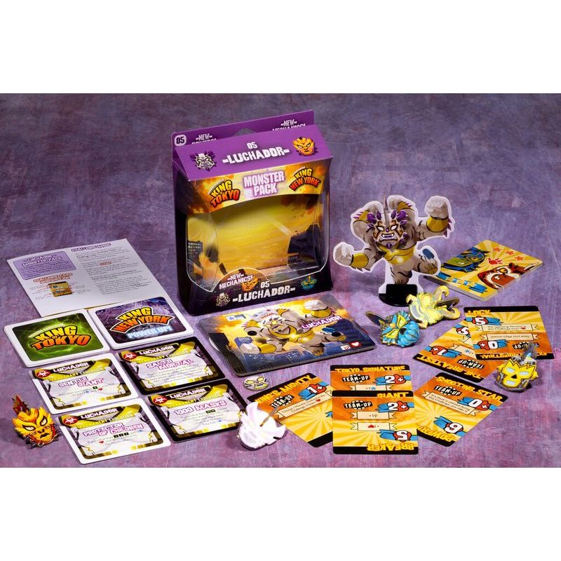 King of Tokyo/King of New York - Luchador Monster Pack