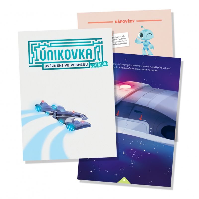 Únikovka junior: Uvězněni ve vesmíru (kniha)