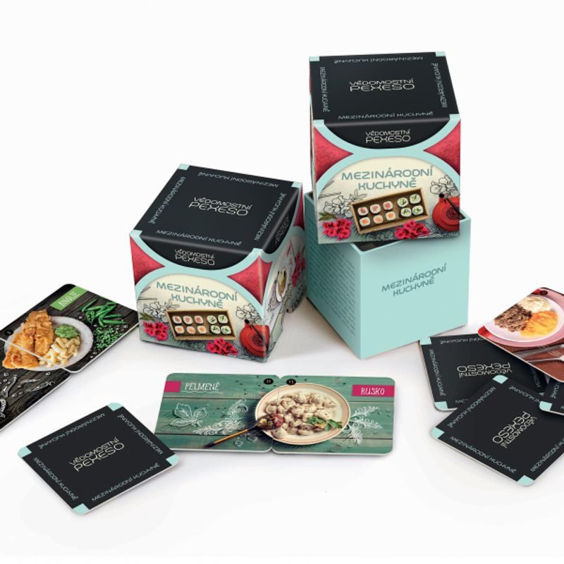 Vědomostní pexeso: Mezinárodní kuchyně