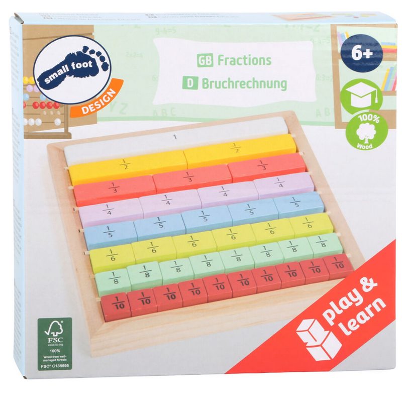 Didaktická tabulka: Zlomky (malá)