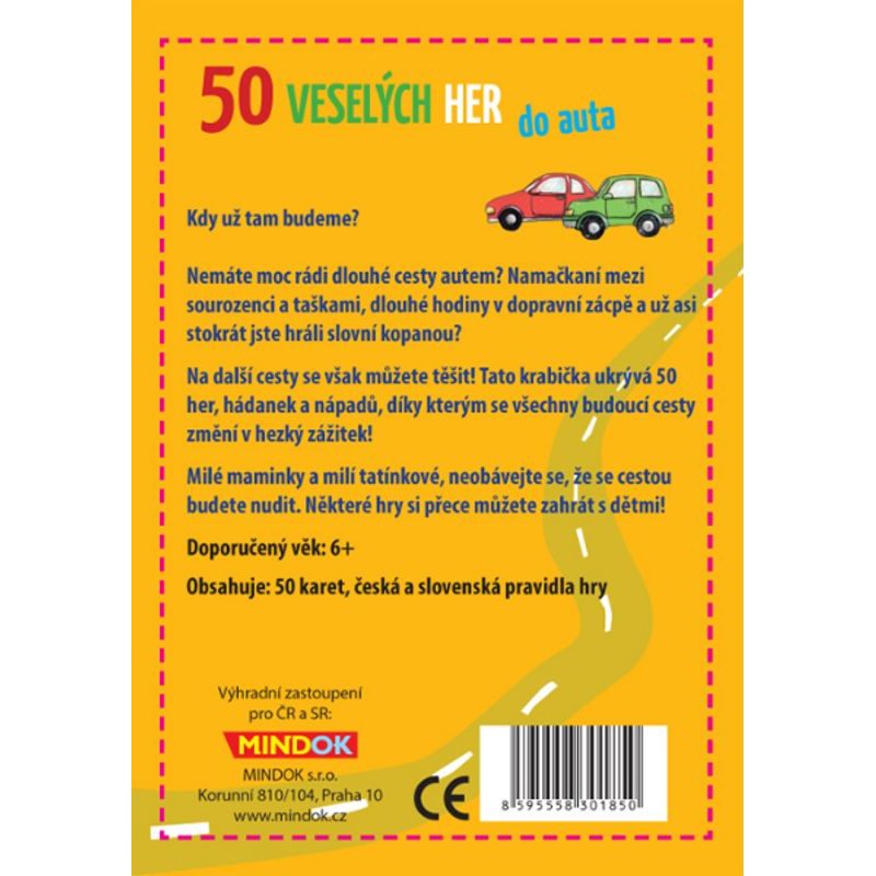 50 Veselých her do auta