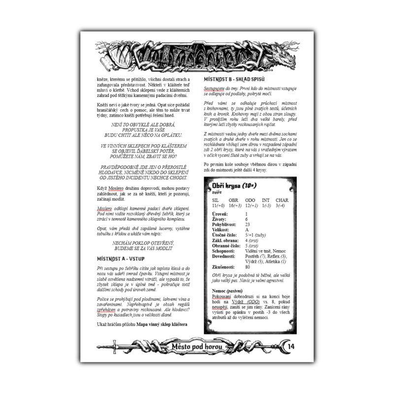 Dračí hlídka - Kampaň Město pod horou