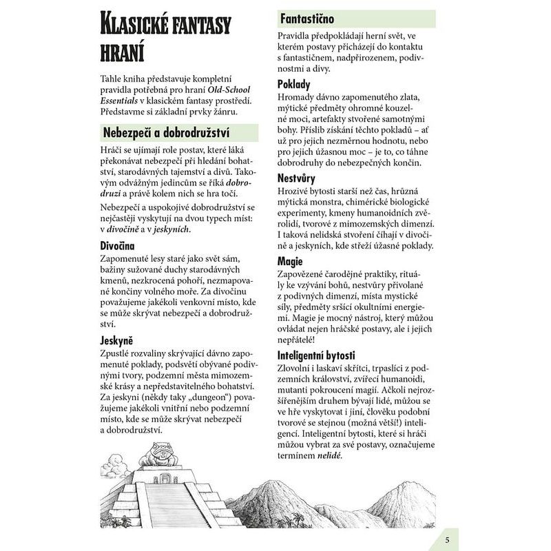 Old-School Essentials: Klasická fantasy - kniha pravidel
