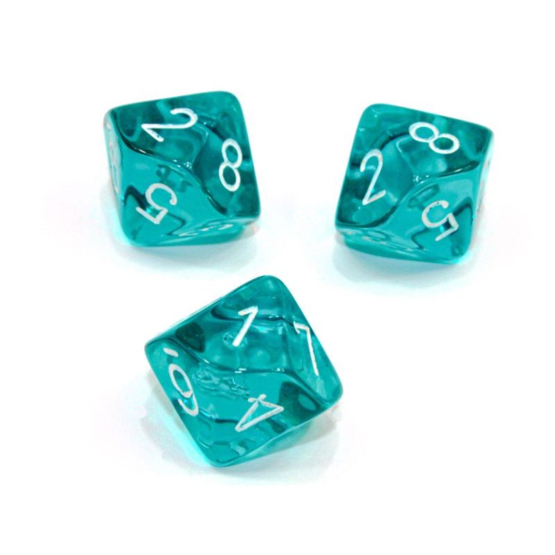 Kostka 10 stran průhledná