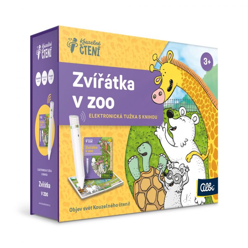 Albi tužka 2.0 s knihou Zvířátka v ZOO