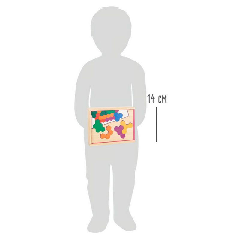 Logická mozaika - dřevěná