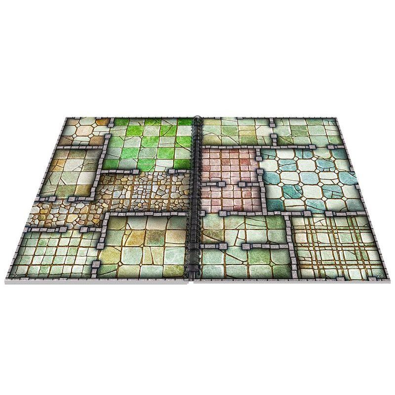 Big Book of Battle Mats - Cells & Shrines (Essential Maps For Tabletop Roleplaying)