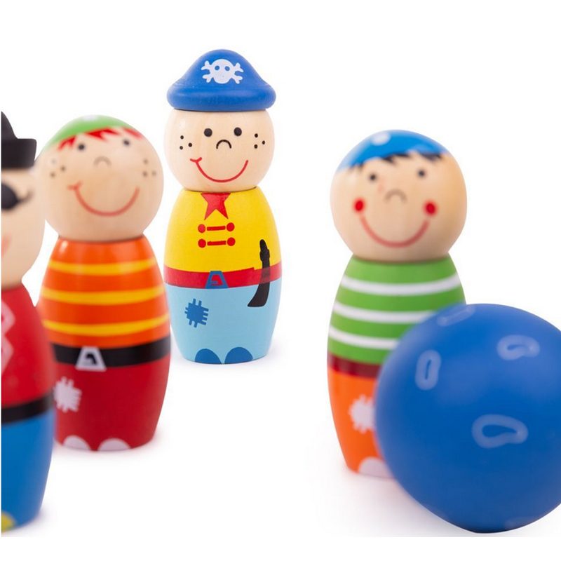 Kuželky dřevěné Piráti