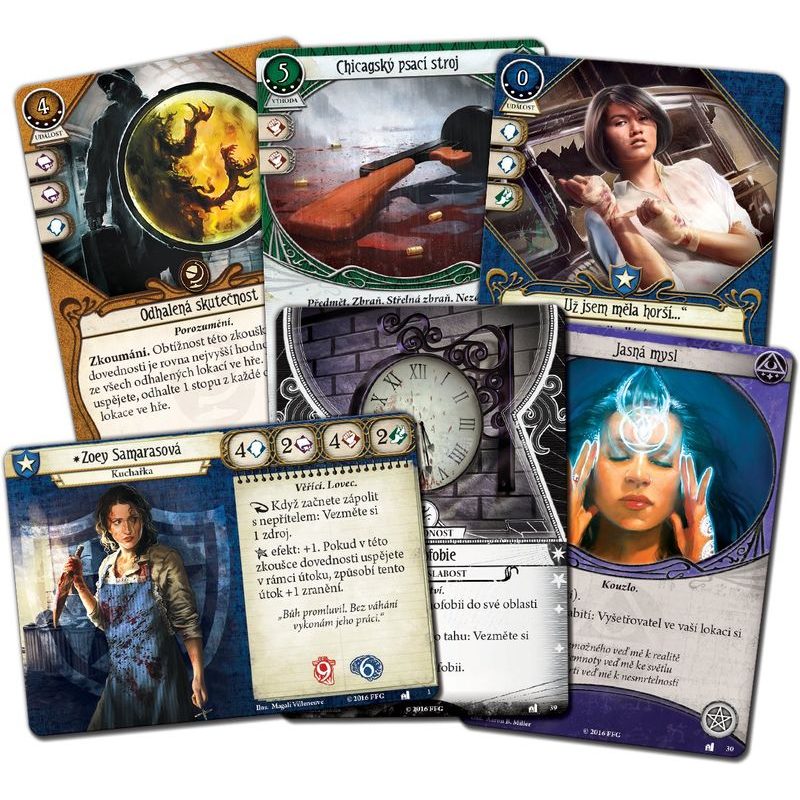 Arkham Horror: Karetní hra - Odkaz Dunwiche, rozšíření pro vyšetřovatele