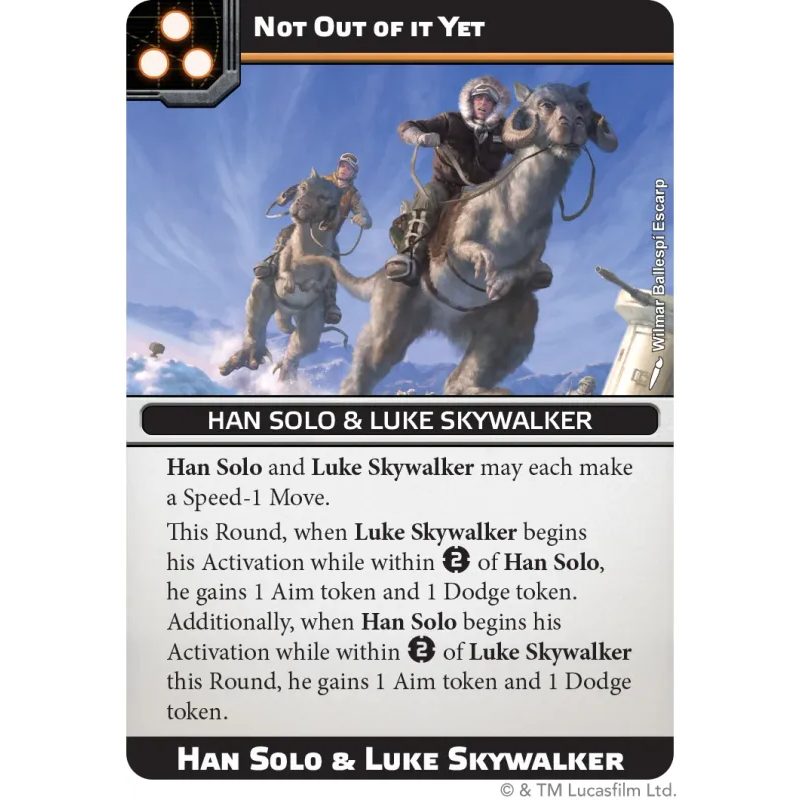 Star Wars: Legion - Captain Solo & Commander Skywalker on Tauntauns
