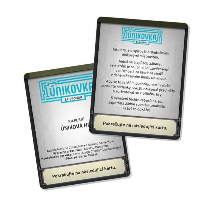 Únikovka: Za oponou