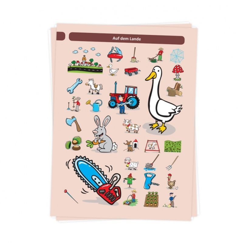 Kouzelné čtení: Německý obrázkový slovník (kniha)