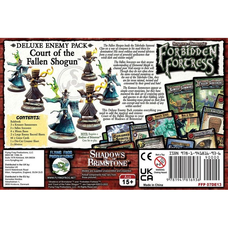 Shadows of Brimstone - Court of the Fallen Shogun - Deluxe Enemy Pack