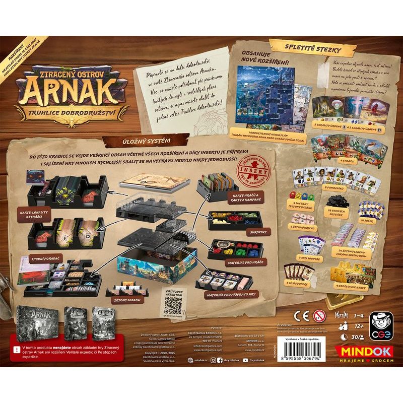 Ztracený ostrov Arnak: Truhlice dobrodružství