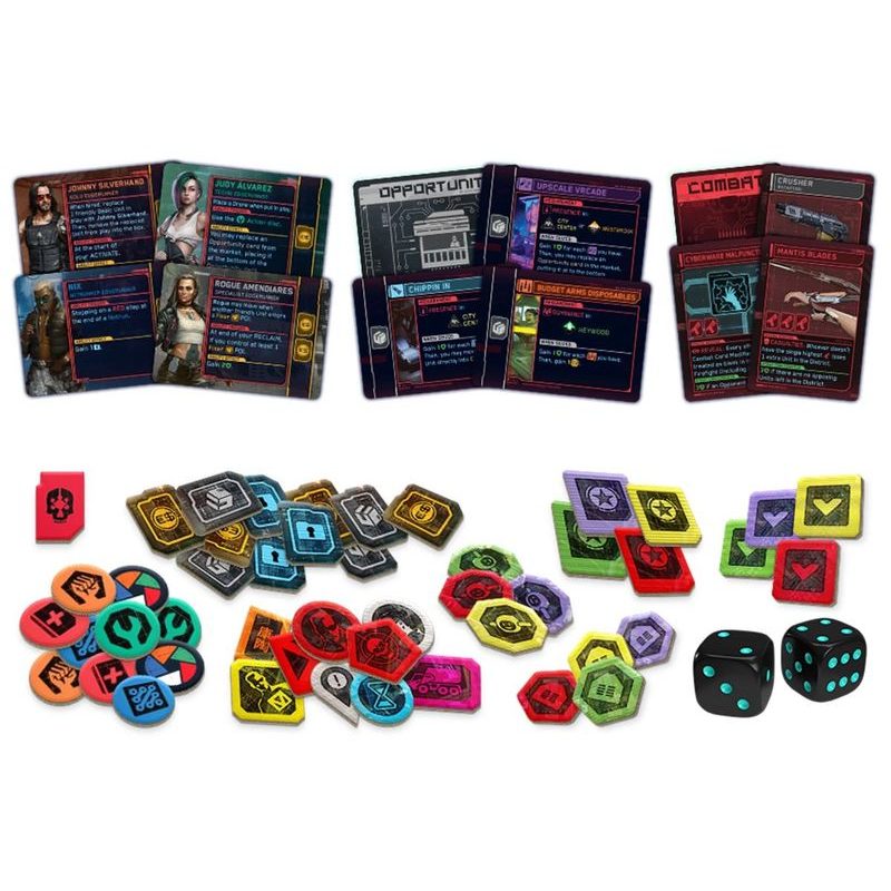 Cyberpunk 2077: Gangs of Night City The Board Game
