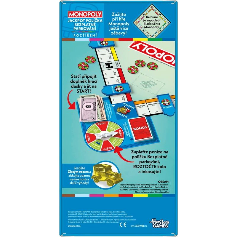 Monopoly - Jackpot, bezplatné parkování