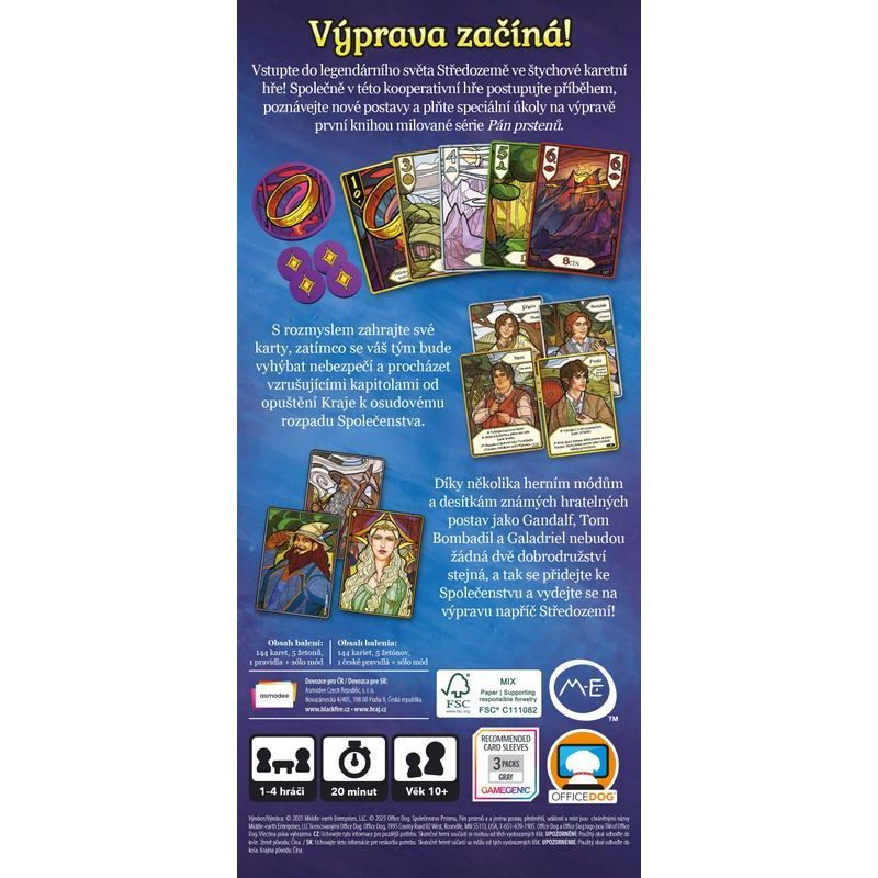 Pán prstenů: Společenstvo prstenu - Štychová karetní hra