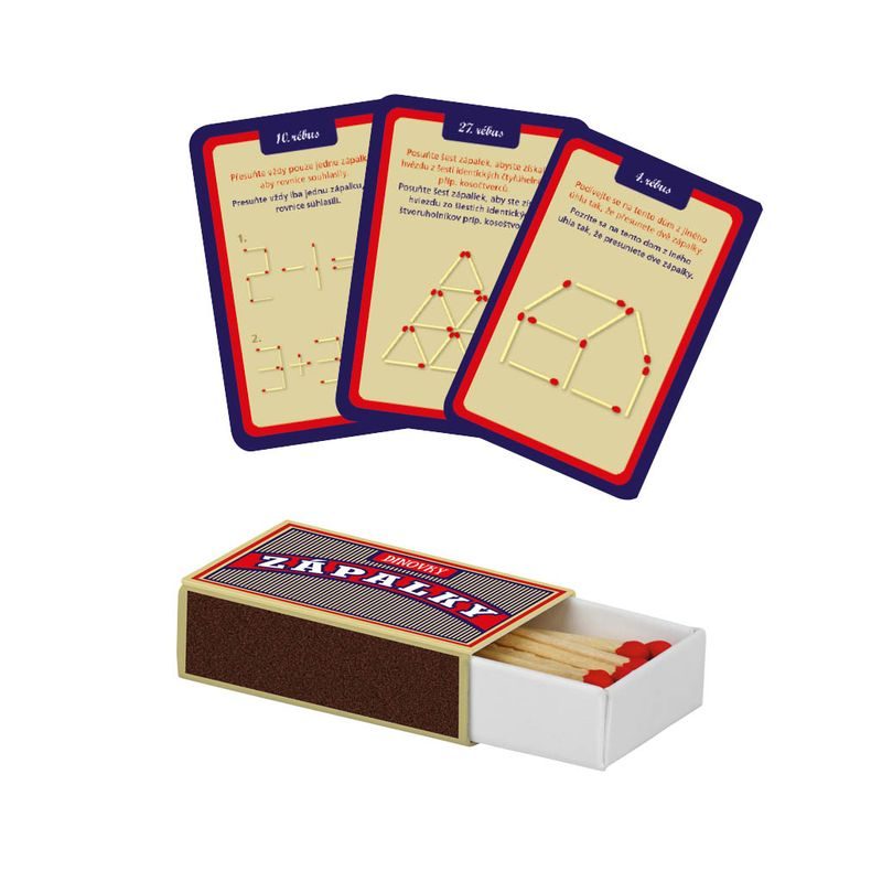 Zápalky: 50 hlavolamů se sirkami (edice Dinovky)