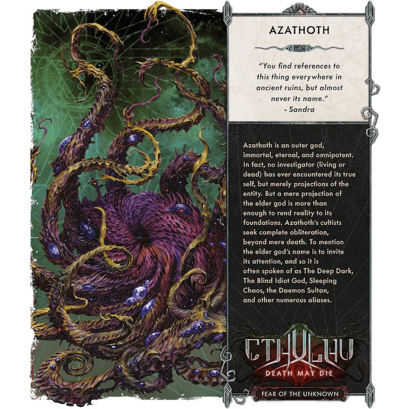 Cthulhu Death May Die: Fear of the Unknown