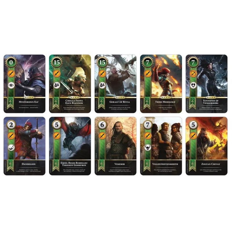 Zaklínač 3 Divoký hon: Gwint - Scoia'Tael foilové karty (CZ)