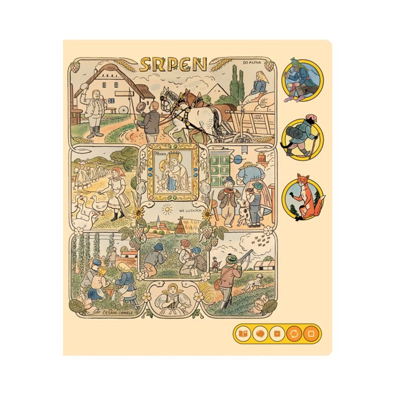 Kouzelné čtení: Kouzelný rok Josefa lady (kniha)