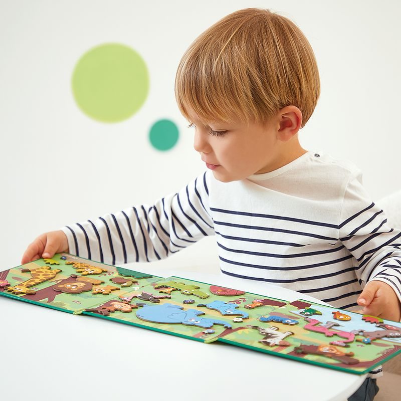 Magnetická kniha: Africká zvířátka