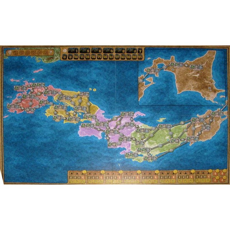 Vysoké napětí - mapa Rusko/Japonsko