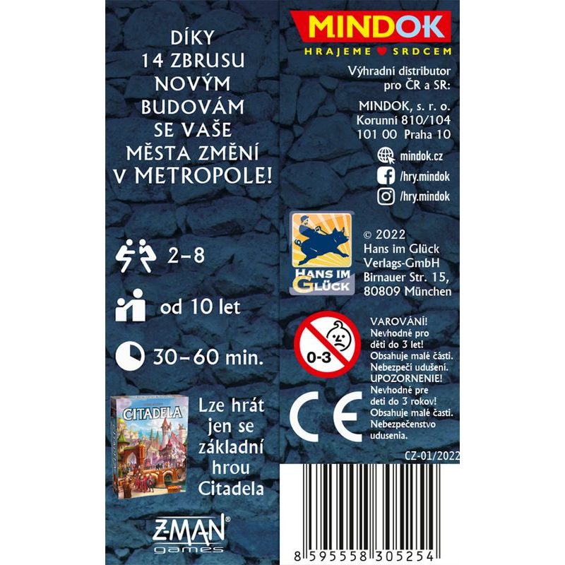 Citadela - Metropole minirozšíření