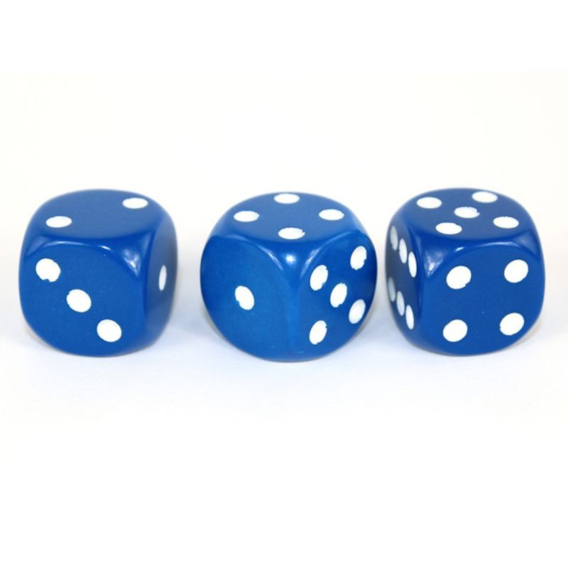 Kostka 6 stran, 16mm jednobarevná