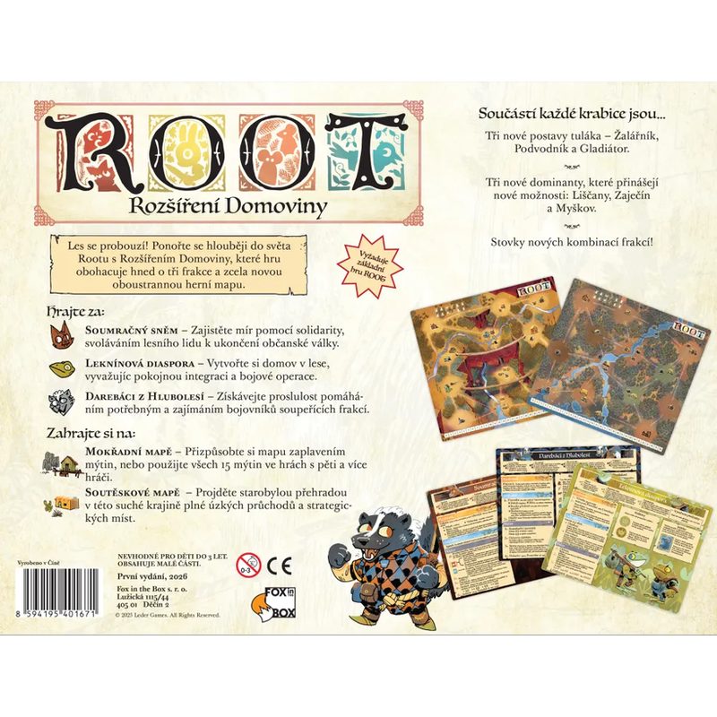 Root - Rozšíření Domoviny