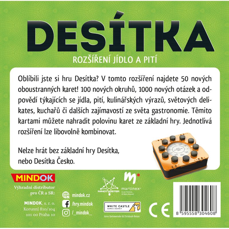 Desítka - rozšíření Jídlo a pití