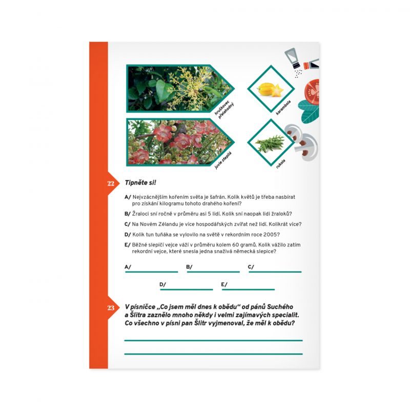 Kvízy a hádanky: Gastronomie