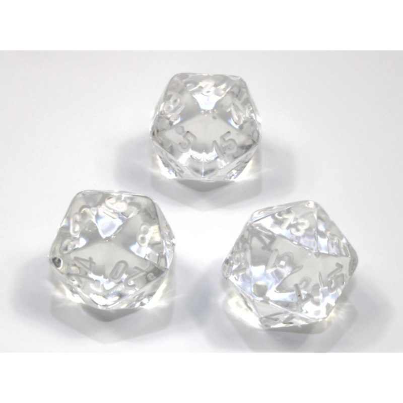 Kostka 20 stran průhledná