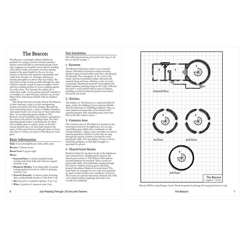 Just Passing Through: 20 Inns and Taverns for Any Fantasy RPG
