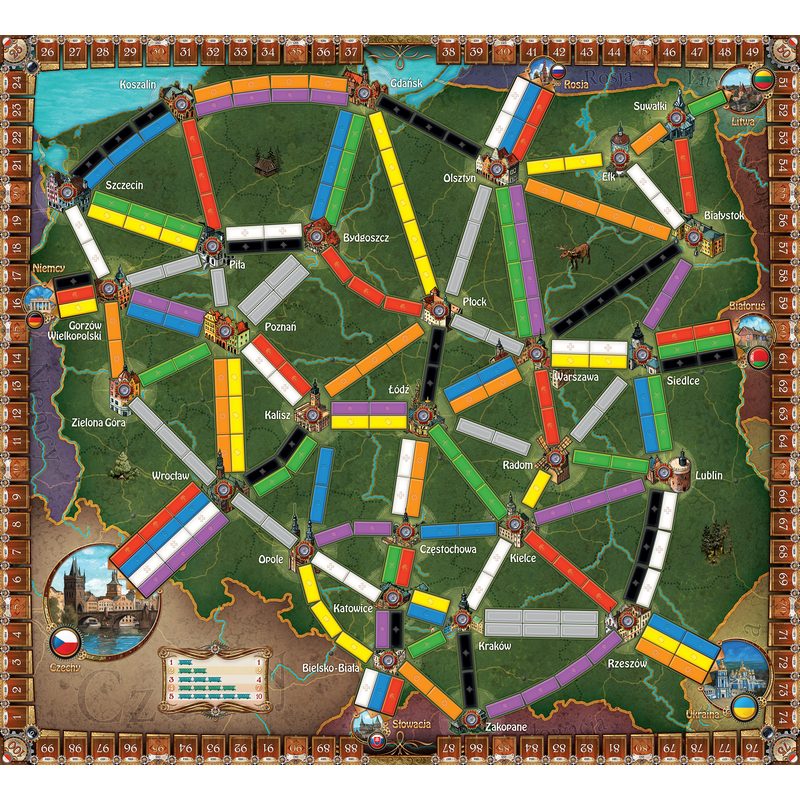 Ticket to Ride: Polsko (EN pravidla)