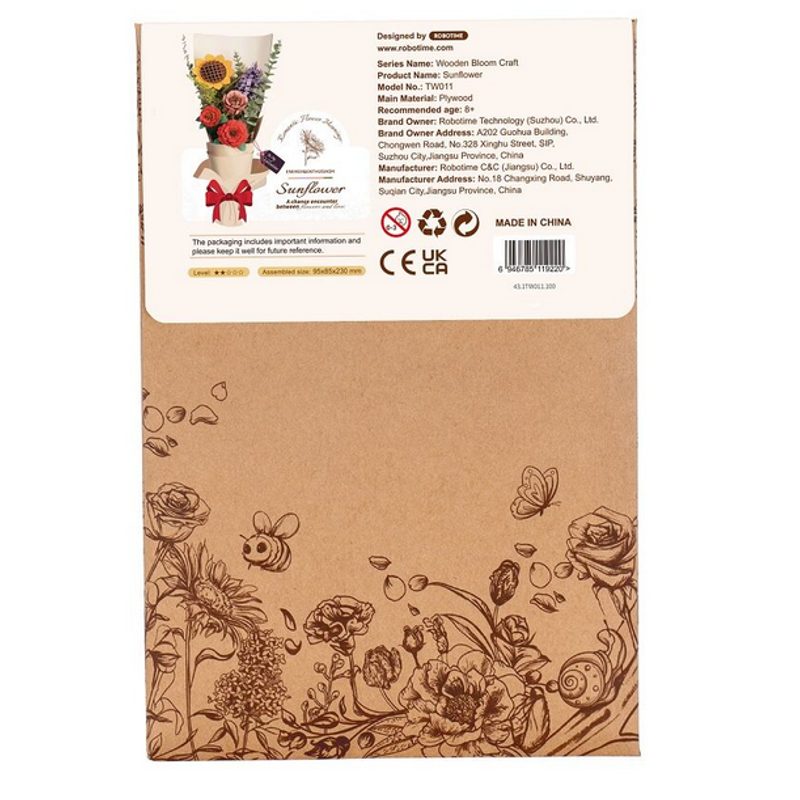 3D Puzzle Slunečnice 154d