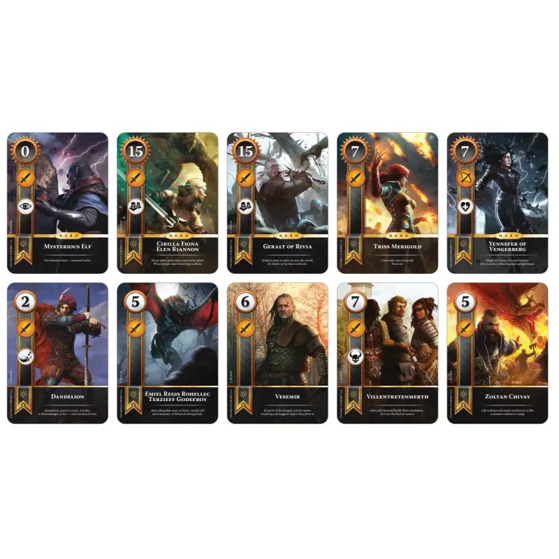 Zaklínač 3 Divoký hon: Gwint - Nilfgaard foilové karty (CZ)