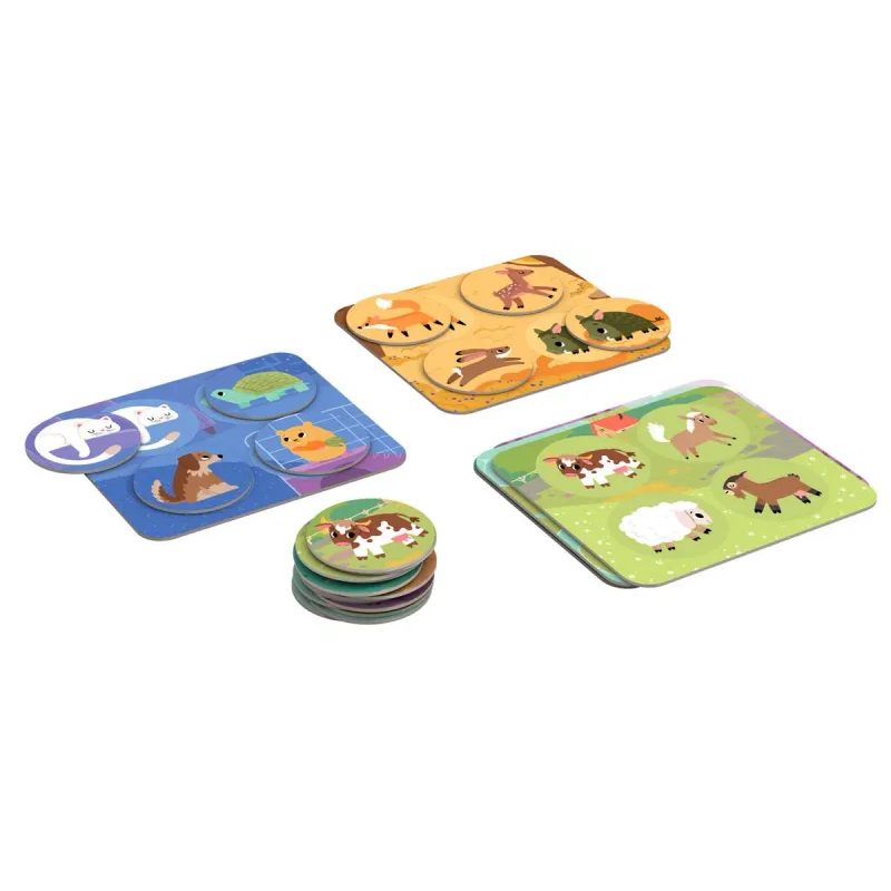 KukiKuk - Véééliké Loto: Zvířecí pelíšky