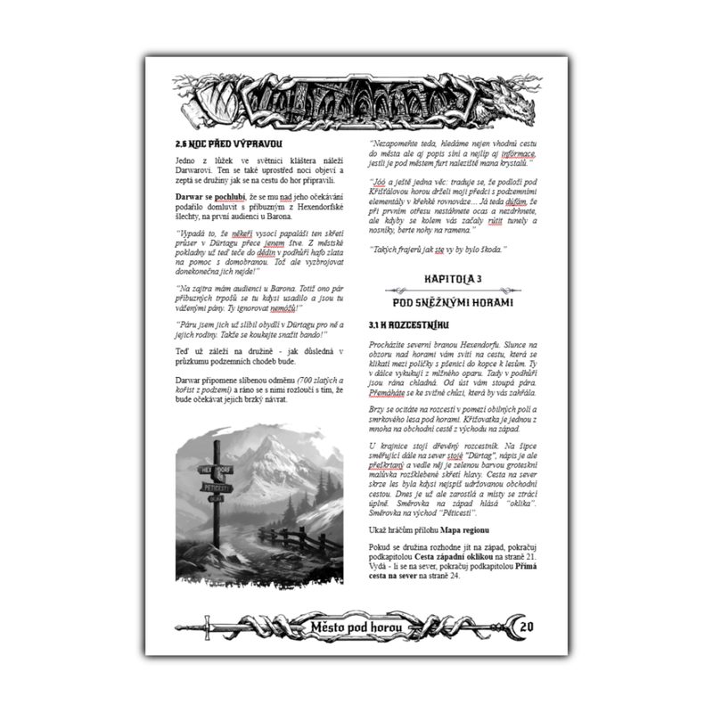 Dračí hlídka - Kampaň Město pod horou