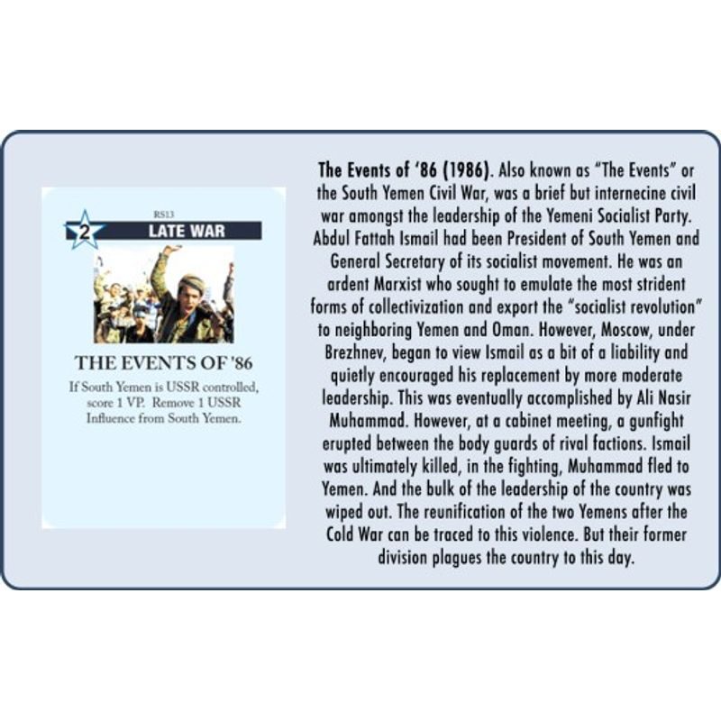 Twilight Struggle Red Sea: Conflict in the Horn of Africa