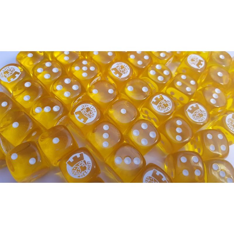 Kostka Svět her 6 stran 16mm průhledná