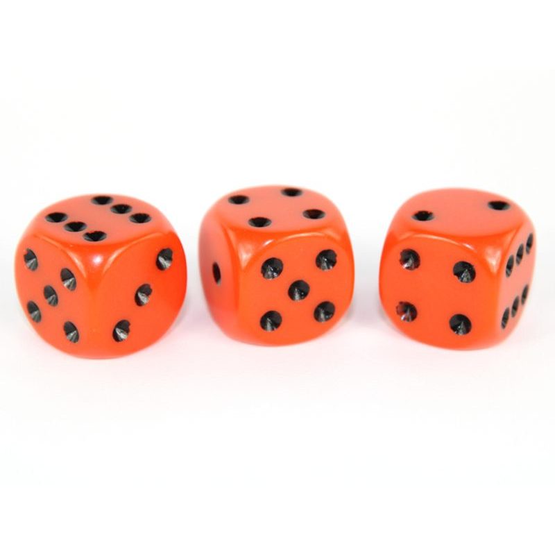 Kostka 6 stran, 12mm jednobarevná