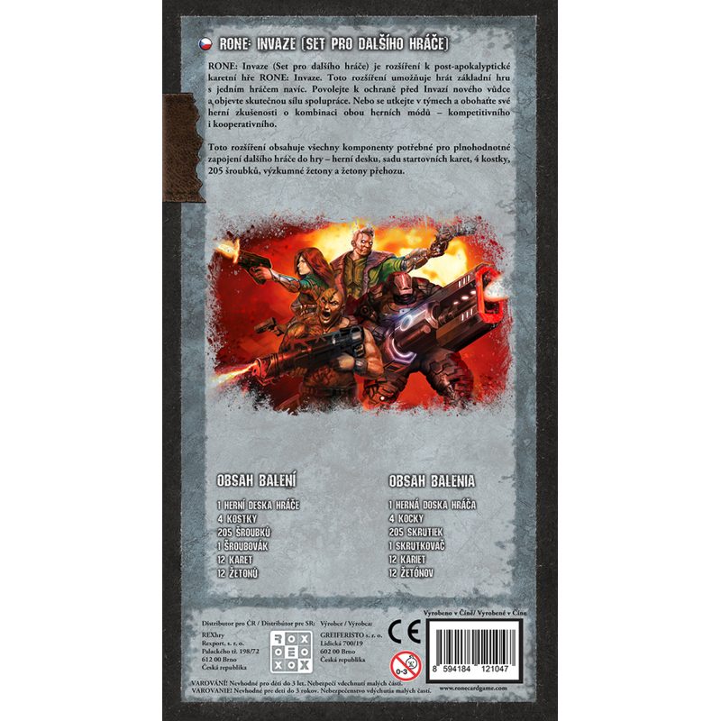 RONE: Invaze - set pro dalšího hráče