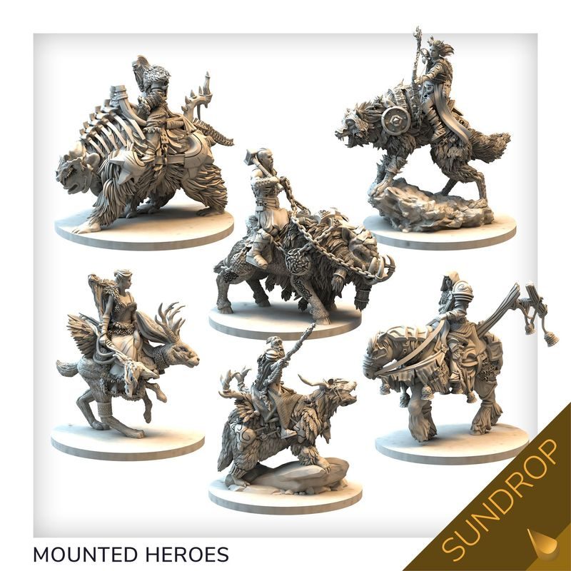 Tainted Grail - Mounted Heroes