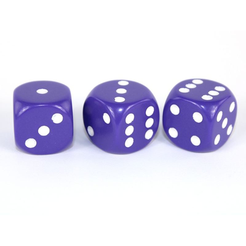 Kostka 6 stran, 16mm jednobarevná